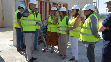 Avanzan las obras del Parque de Bomberos de San Juan del Puerto