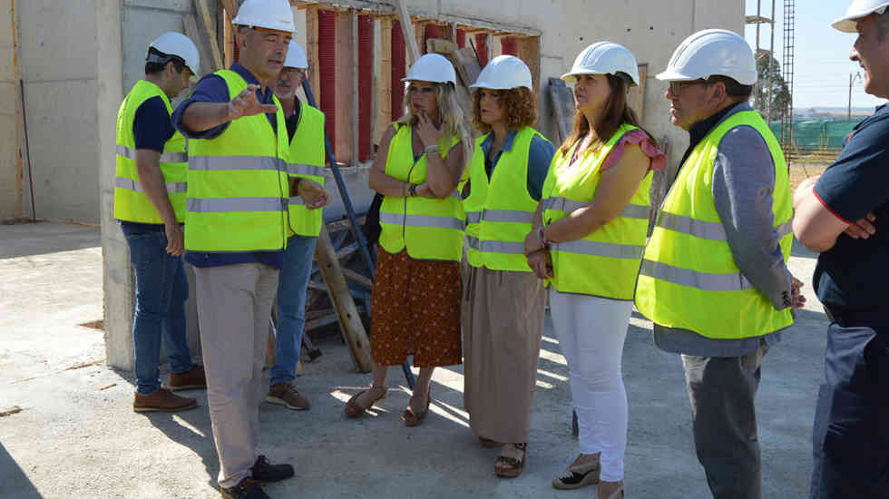 Avanzan las obras del Parque de Bomberos de San Juan del Puerto