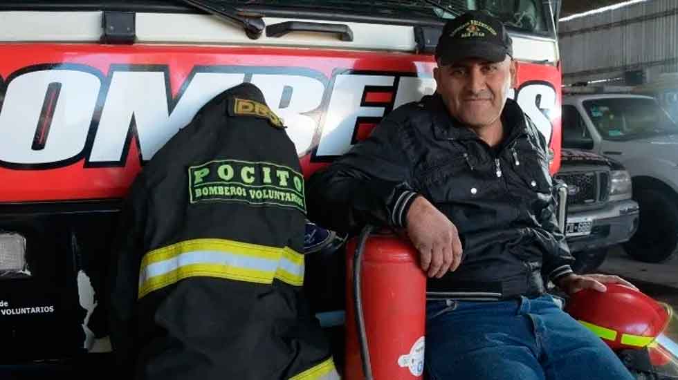 Se recuperó el bombero de Pocito: "Volví a nacer y estoy con más ganas de seguir"