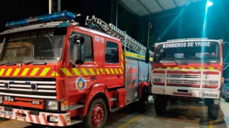 Bomberos de Ypané organizan torneo de fútbol para traer camión de Japón