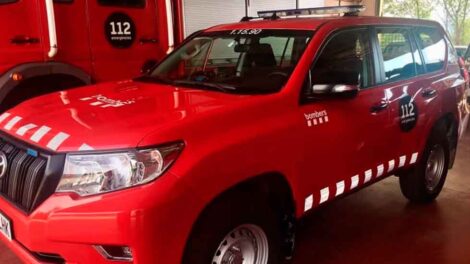 Detenido por robar un coche de los Bomberos  y vestirse con el uniforme