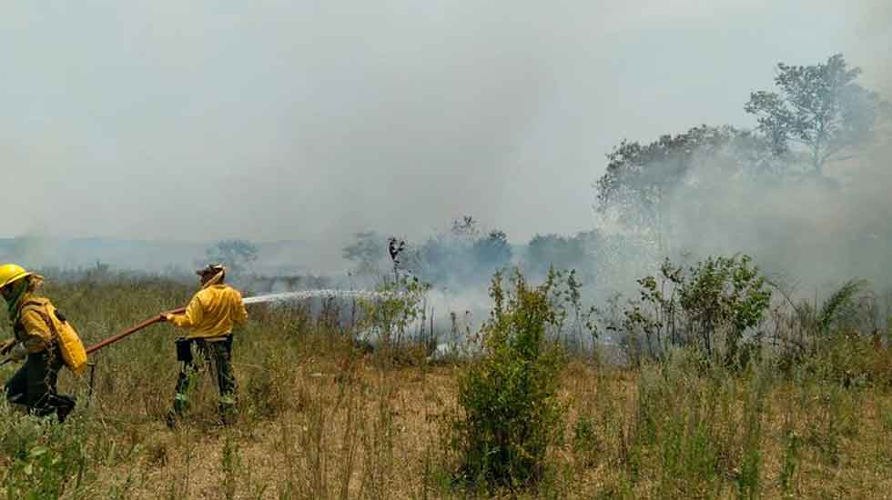 Bomberos piden que el gobierno invierta en equipos y aviones hidrantes