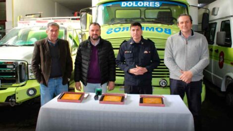 El Municipio reconoció a Bomberos de Dolores que se jubilaron