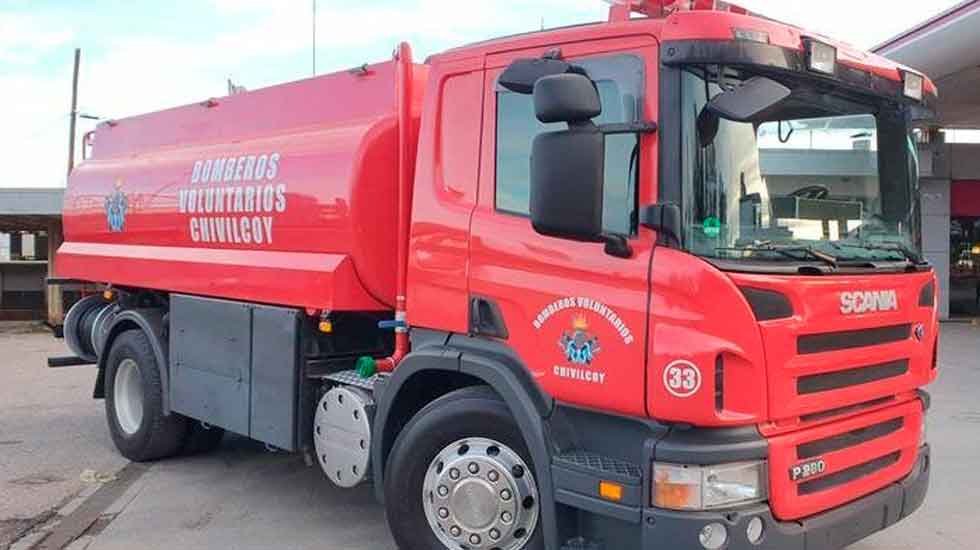 Bomberos Voluntarios de Chivilcoy incorporó una nueva unidad