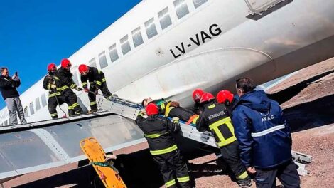 ANAC capacitó con éxito a Bomberos de la Policía de San Juan