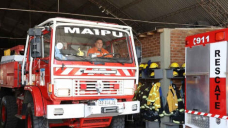 Los Bomberos Voluntarios de Maipú celebraron su aniversario