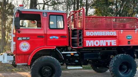 Bomberos Voluntarios de Monte sumó otro móvil