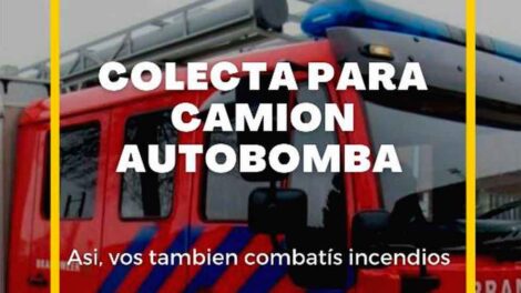 Una cordobesa lanzó una campaña para comprarle una autobomba a los bomberos