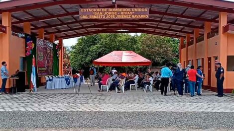 Bomberos Unidos inauguran estación en el municipio de San Jorge