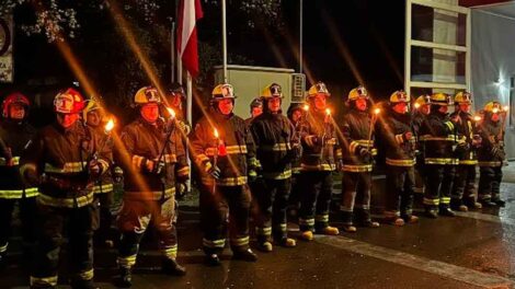 Bomberos de Curarrehue celebra cincuenta años desde su creación