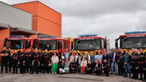 Los Bomberos de Jerez de los Caballeros estrenan nuevo parque