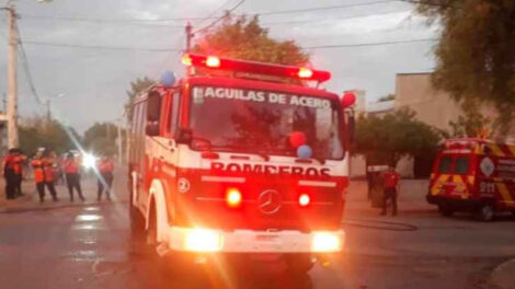 Bomberos Voluntarios salvaron la vida a un niño