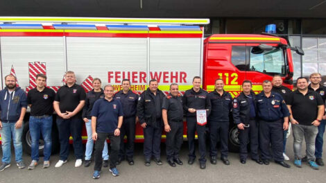 Bomberos de Hurlingham visitaron cuartel de Alemania