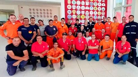 Bomberos devotenses se capacitaron en materiales peligrosos