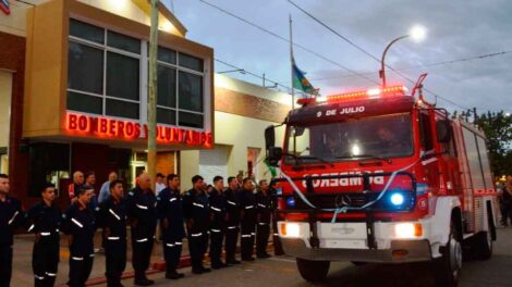 Nueva unidad para Bomberos Voluntarios de Nueve de Julio 