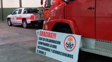 Bomberos Voluntarios de 9 de Julio recuperó el Móvil 8