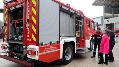 Bomberos de Navarra incorpora a su flota tres nuevos vehículos