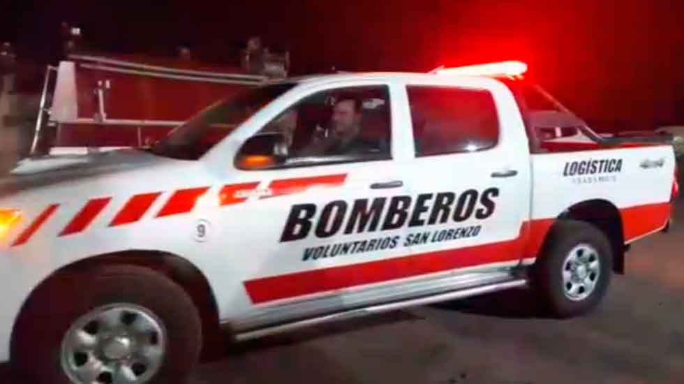Bomberos de San Lorenzo sumó un nuevo vehículo a su cuartel