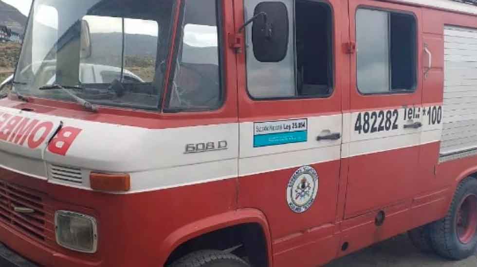 Intentaron robar un autobomba de los Bomberos Voluntarios