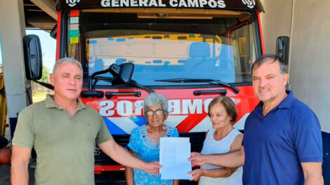 Bomberos Voluntarios recibió importante aporte económico