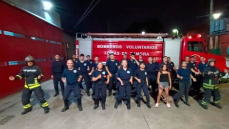 El divertido video de los Bomberos que bailaron para concientizar