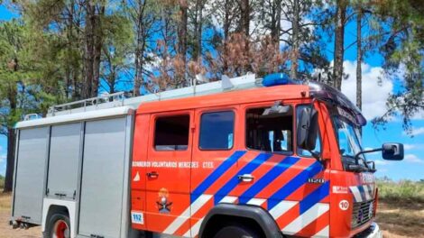 Mercedes: Bomberos recibieron una autobomba europea