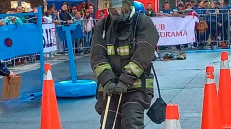 Ciudad de México: competencia Súper Bombero