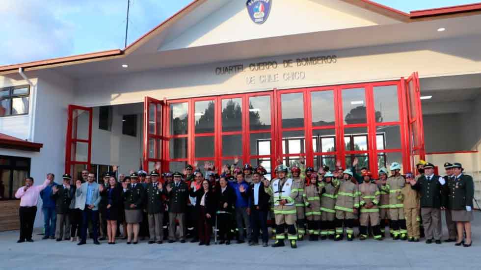 Inauguran nuevo Cuartel de Bomberos en Chile Chico