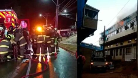 Bomberos denuncian agresión cuando combatían incendio en viviendas