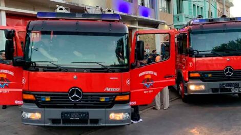 Los Bomberos Voluntarios de Lanús con dos nuevos autobombas