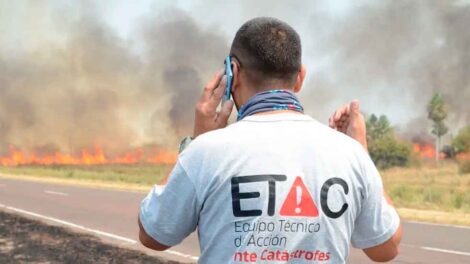 Incendios en Córdoba: volvió a iniciarse fuego en Las Higueras