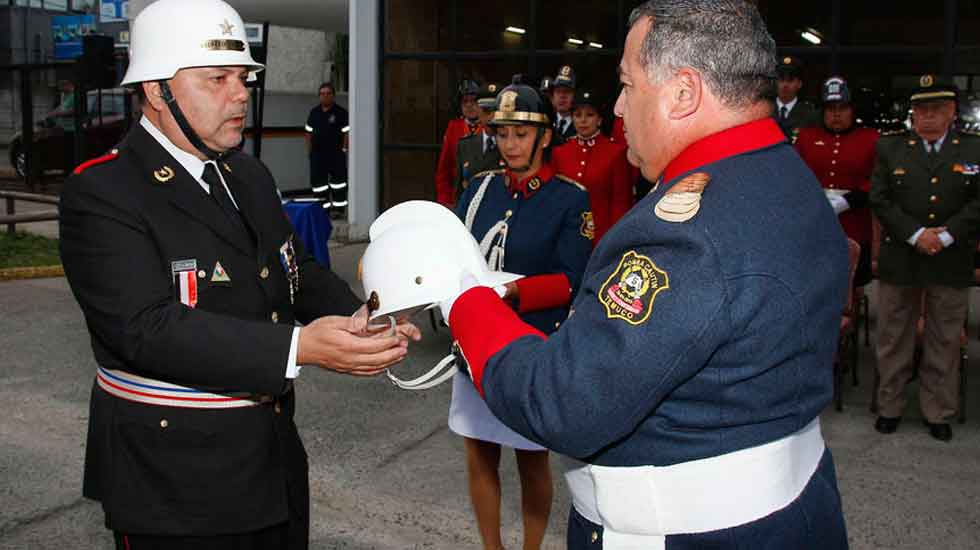 Asumieron las nuevas autoridades en Bomberos de Temuco