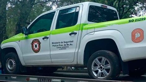 Nueva Camioneta para los bomberos de Fernández