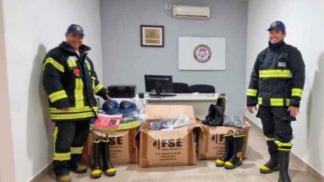 Bomberos Voluntarios de Pasteur con nuevos equipos