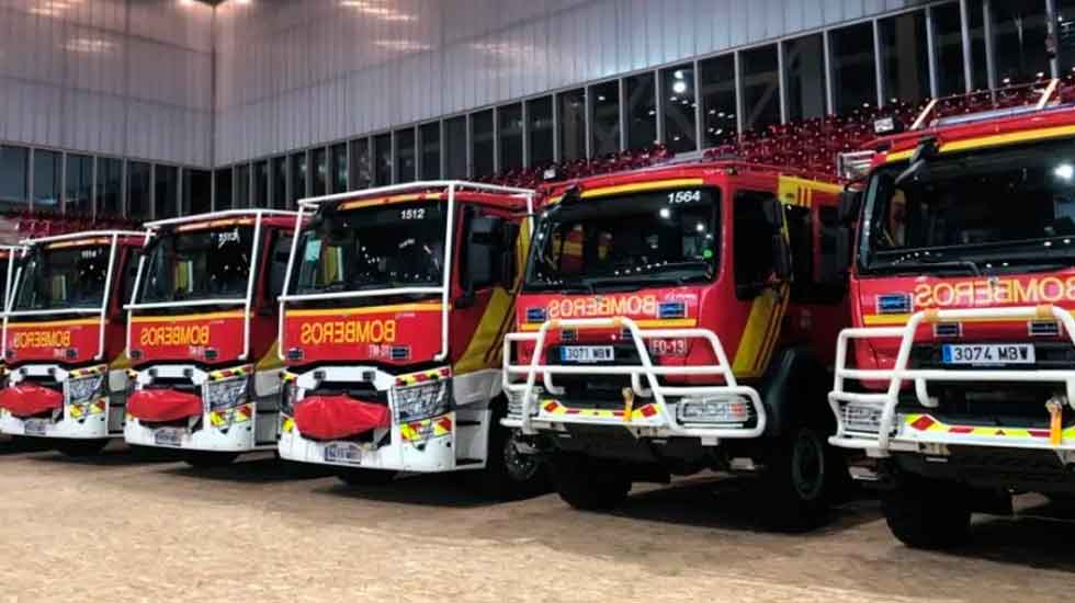 Los Bomberos de Madrid renuevan su flota con 13 nuevas unidades 