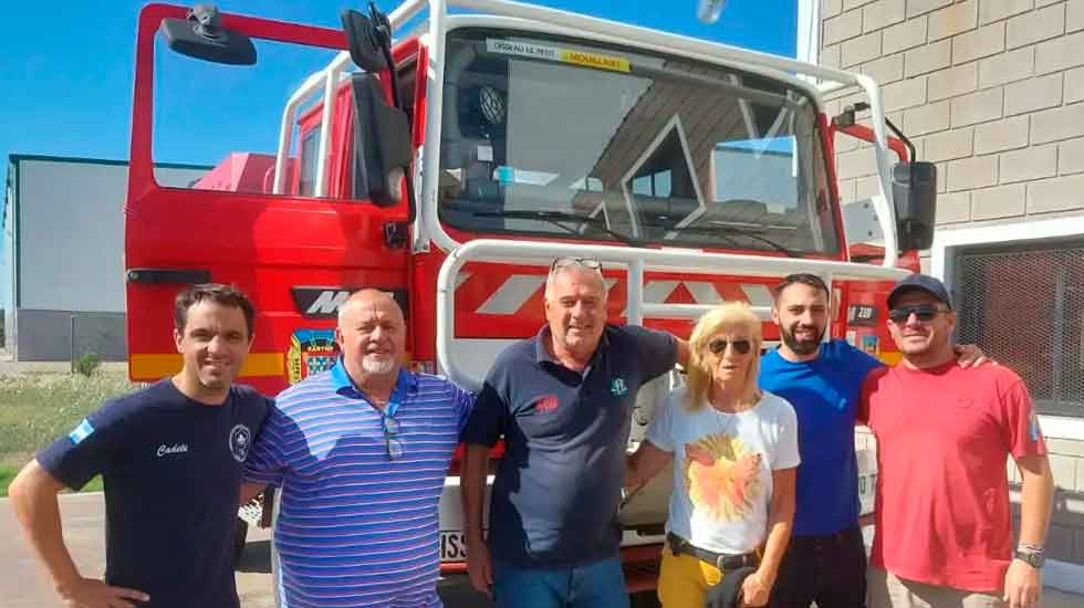 Llegó ayer a Rojas la nueva unidad de Bomberos