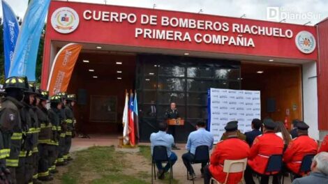 Remodelan cuartel de bomberos de Riachuelo en Río Negro