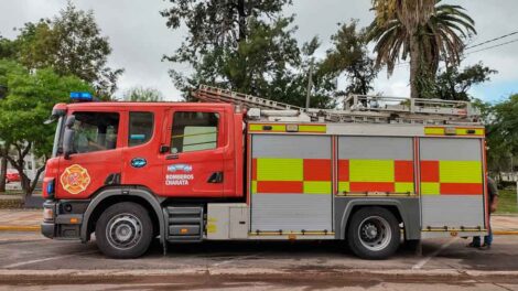 Bomberos Voluntarios de Charata con nuevo Autobomba