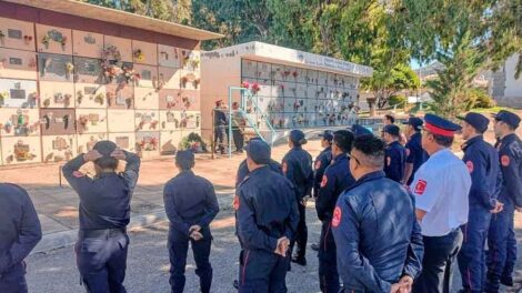 Realizaron un homenaje al bombero Luis Gramajo a siete años de su fallecimiento