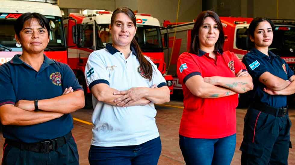 Bomberas de Madryn: “Somos todos iguales, no hay género que nos divida”