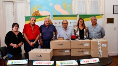 Presentaron nuevas balizas para Bomberos Voluntarios