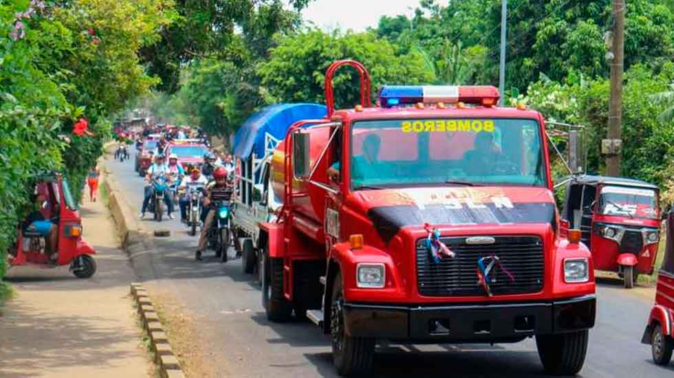 Estación de bomberos 172 es inaugurada en Nandasmo