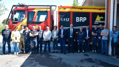 Nuevo camión de bomberos para el parque de Daimiel