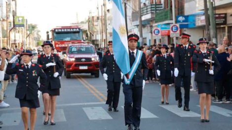 Los bomberos de Echenagucia celebraron su centenario