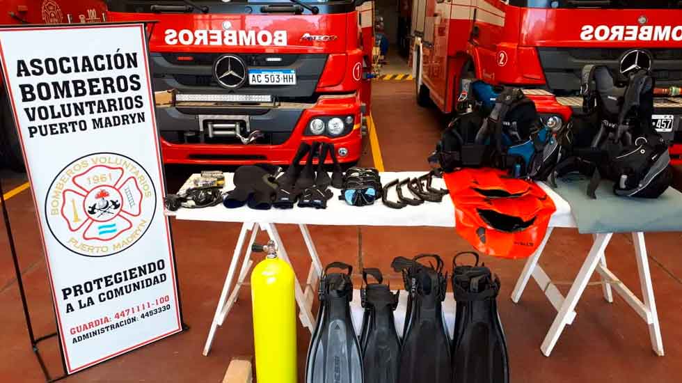 Bomberos Voluntarios de Puerto Madryn presentó nuevo equipamiento