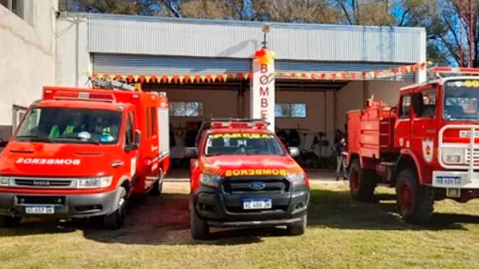 Vandalizaron el Cuartel de Bomberos de Parera