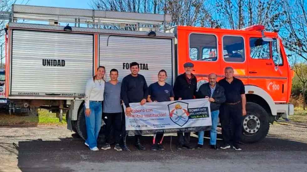 Bomberos Voluntarios adquirió una autobomba forestal