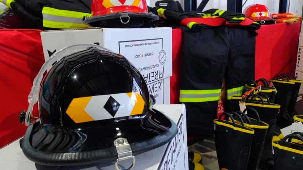 Nuevo equipamiento para los Bomberos de Santa Cruz