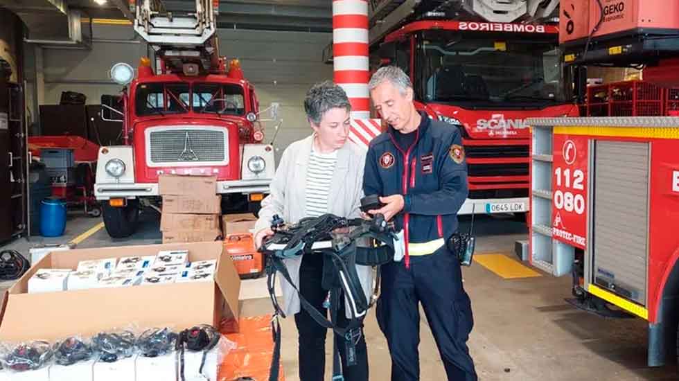 Nuevos equipos para el parque de bomberos de Pontevedra