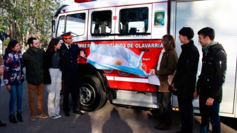 La nueva unidad de Bomberos lleva el nombre de “Marcelo Fabián Petehs”